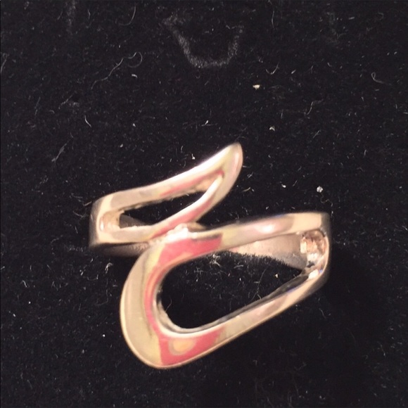 925 SterlingSilver Cut Out Spoon Ring sz 7.1 - Picture 7 of 8
